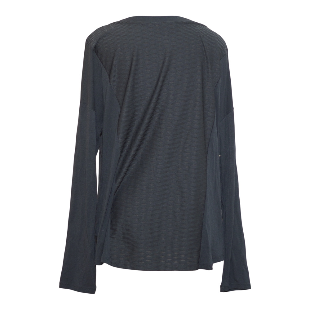 Mondetta Black Sun Tee Mesh Panel Active Top Long Sleeve Size M - Picture 6 of 13